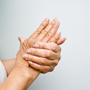 woman with arthritis