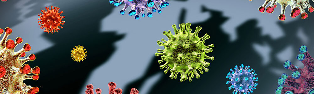Virus cells.